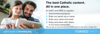 Sign up for Formed-Catholic content at your fingertips! Join Formed for the best Catholic Content.
