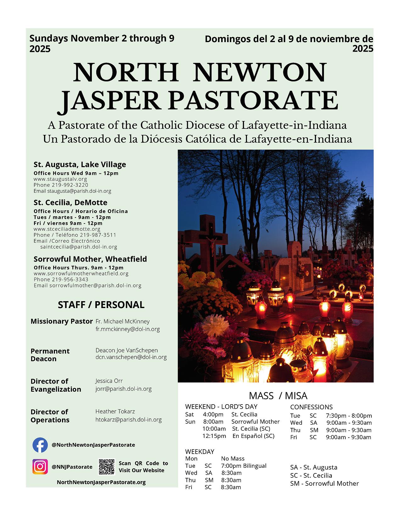 november 9, 2025 Bulletin