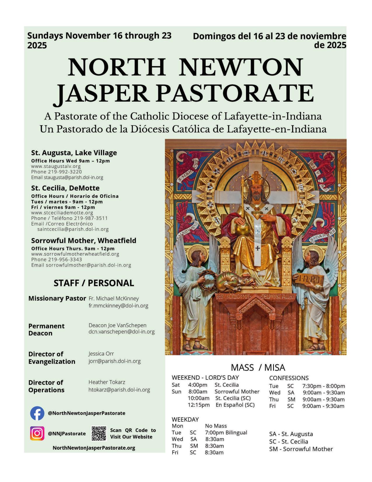 november 16, 2025 Bulletin