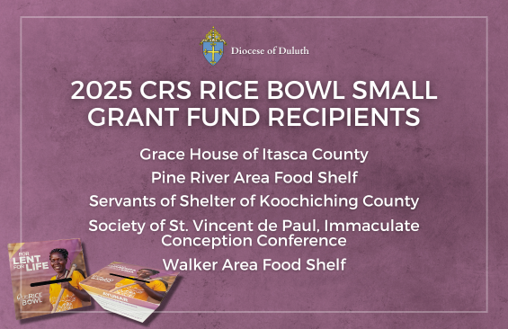 2025 CRS Rice Bowl Small Grant Fund recipients