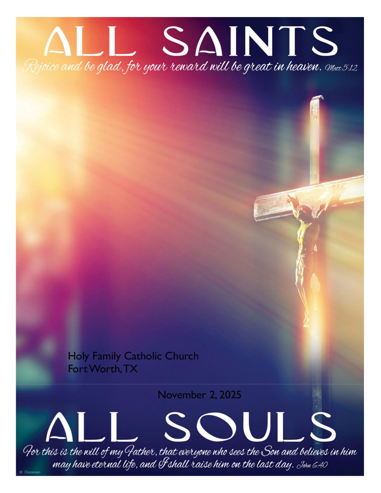 november 2, 2025 Bulletin