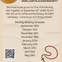 OLAS Monthly Meetings