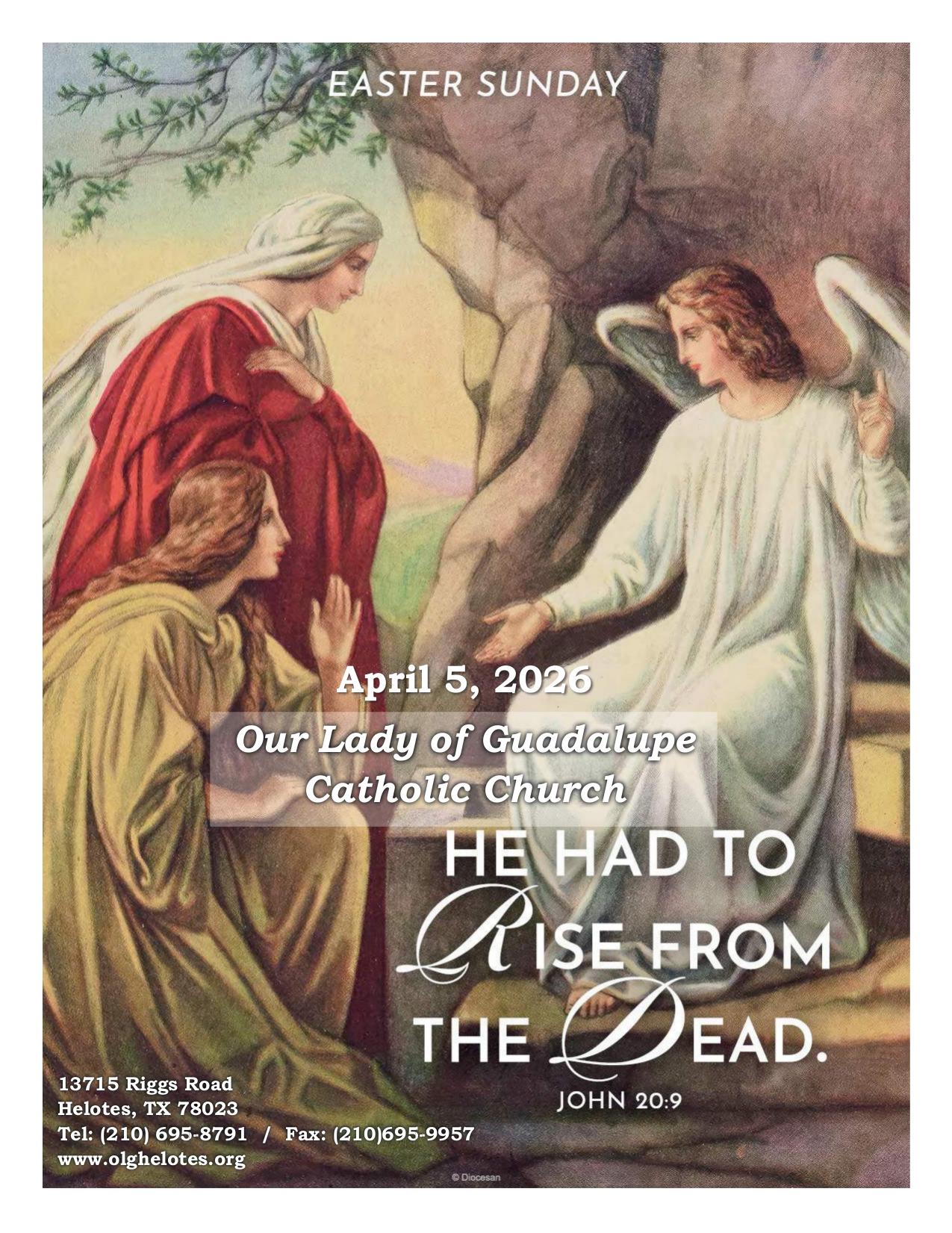 april 5, 2026 Bulletin