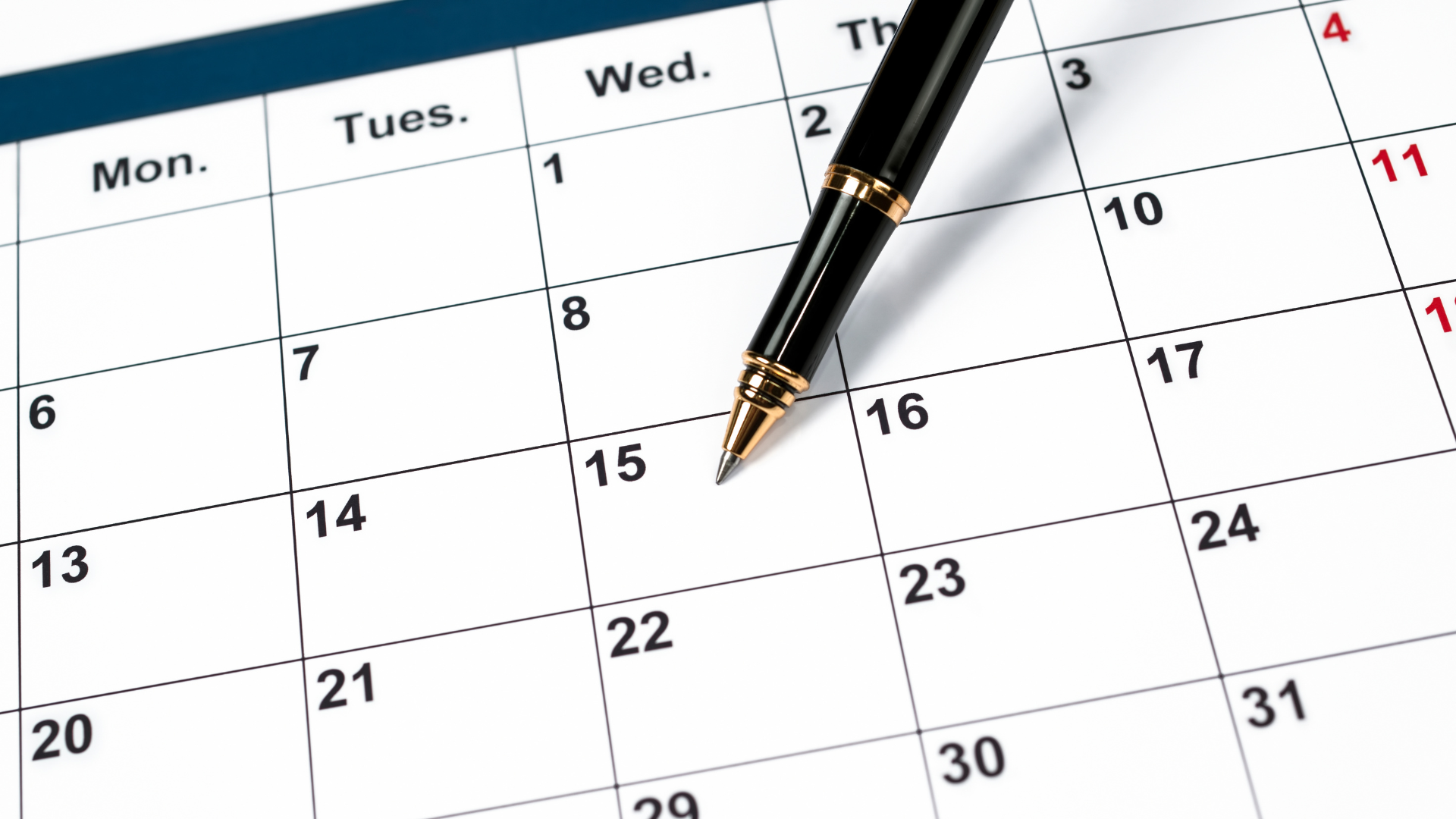 2023-2024 6th-12 grade Faith Formation Calendar