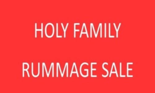 Holy Family Rummage Sale
