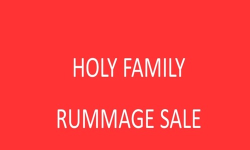 Holy Family Rummage Sale