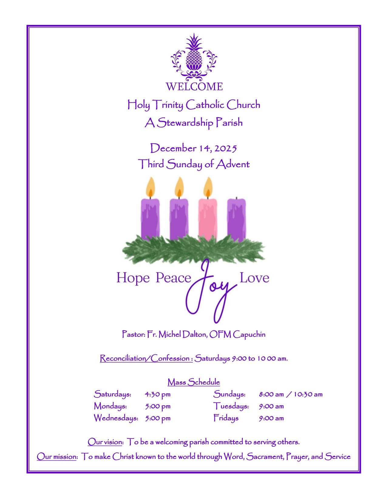 december 14, 2025 Bulletin