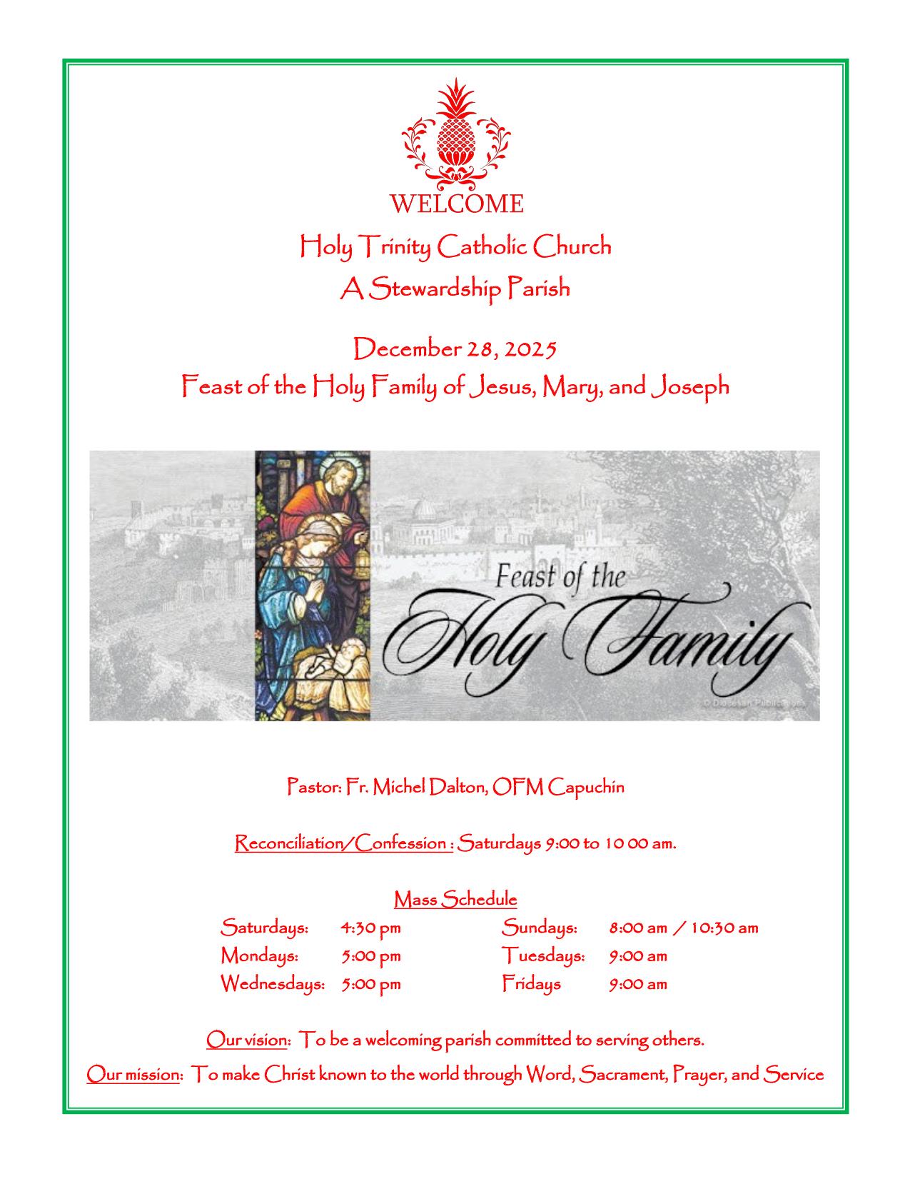 december 28, 2025 Bulletin