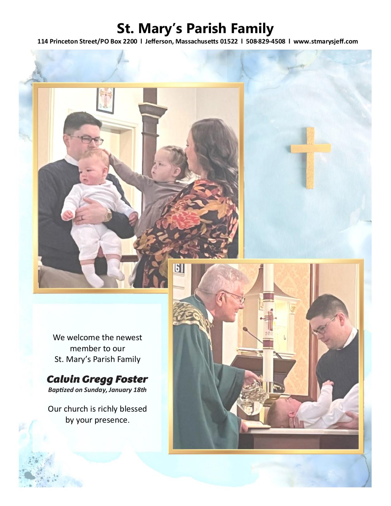 january 25, 2026 Bulletin