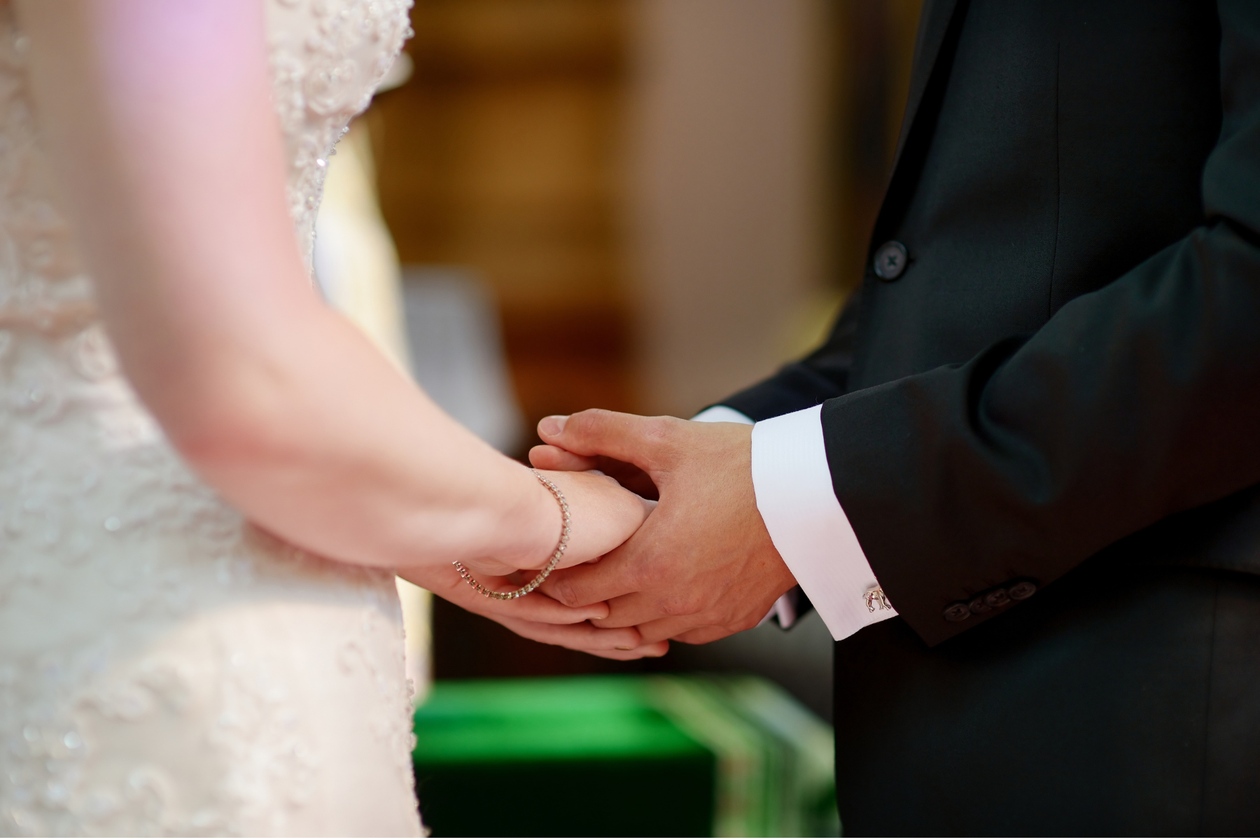 The Sacrament of Marriage signifies the union and love that exist between Christ and the Church. It is a faithful covenant in which a man and a woman unite in such a way that, by forming one flesh, they can transmit human life. As spouses and parents, men and women cooperate in a unique way in the Creator's work. ~ Mutual consent to live together as husband and wife.~ Exchange of vows.