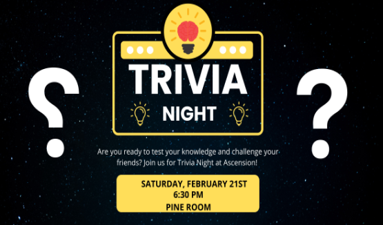 Registration for Ascension School Trivia Night