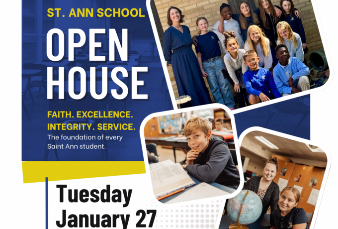 Discover What Makes St. Ann School Exceptional: Join Us for Our Open House