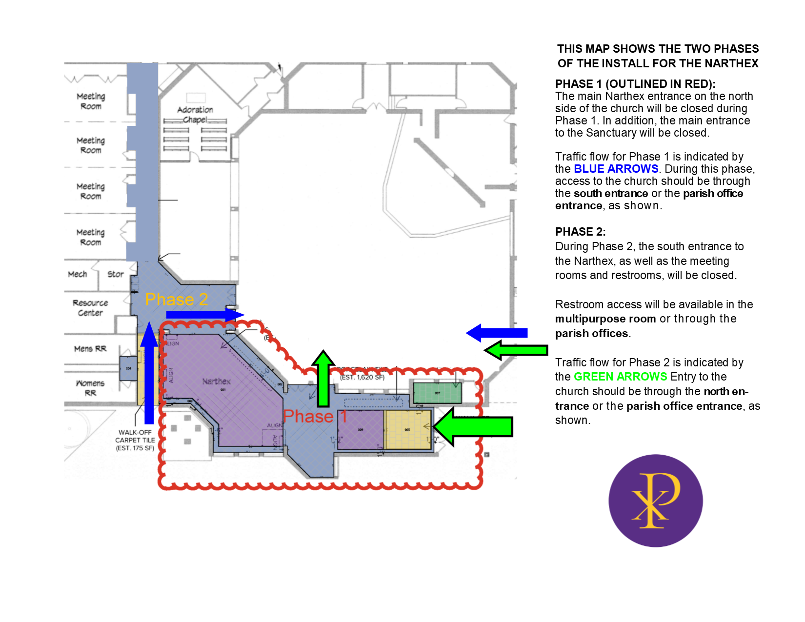 Narthex Flooring Project