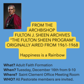 St. Clement Adult Faith Formation