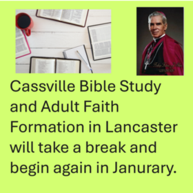 St. Clement Adult Faith Formation Resumes on January 6