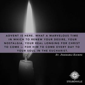 Advent Reflection by Bishop Hying