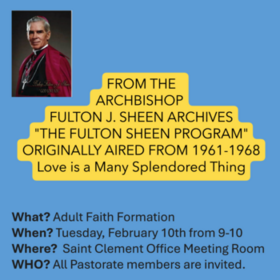 St. Clement Adult Faith Formation