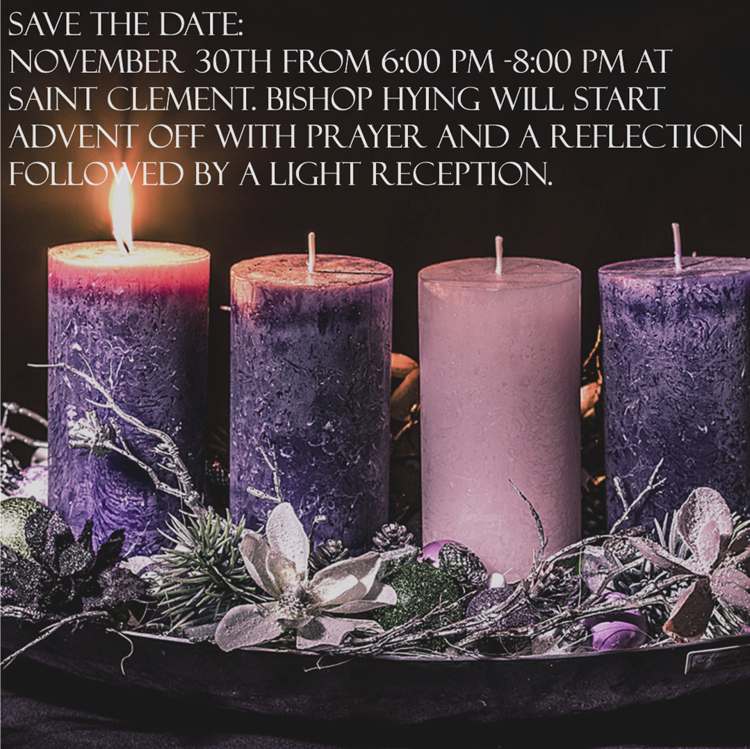 Advent Reflection by Bishop Hying