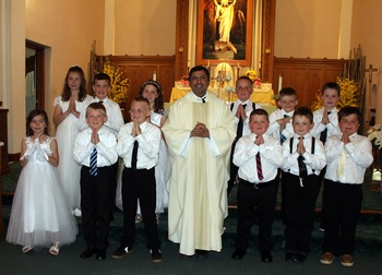 St. Mary's First Holy Communion on May 11, 2025