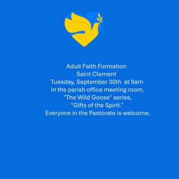 St. Clement Adult Faith Formation