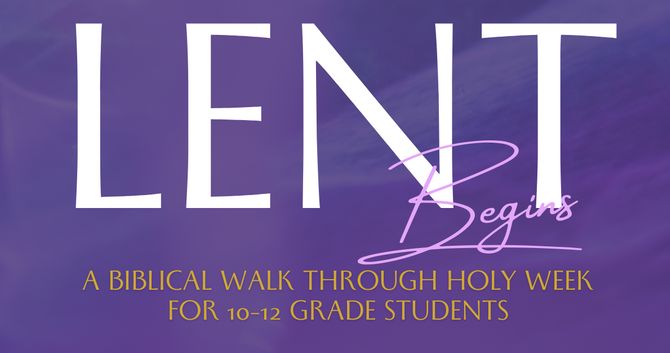 Lenten Bible Study