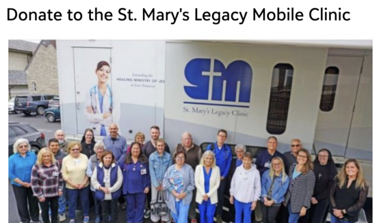 Second Collection - St. Mary's Legacy Mobile Clinic