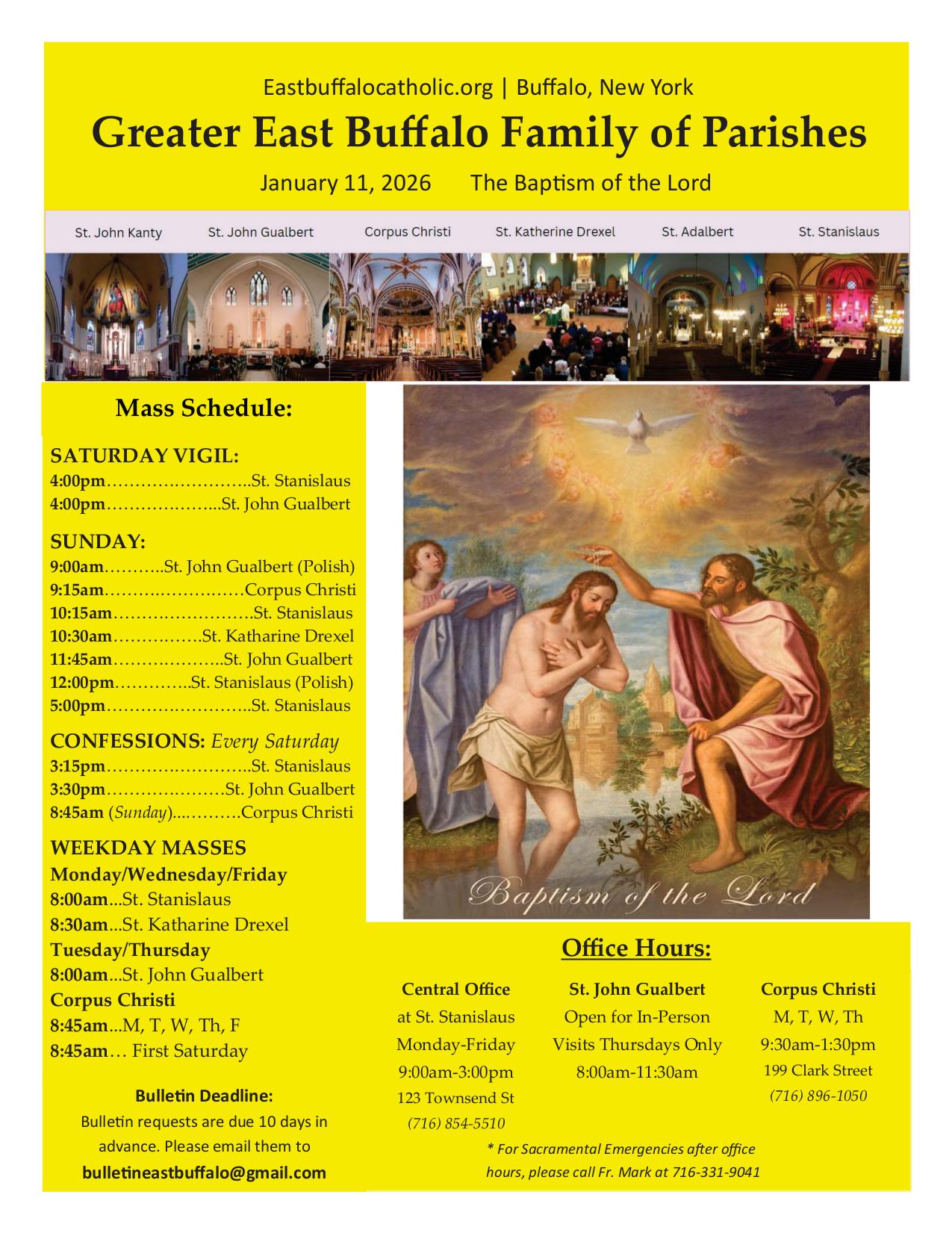 january 11, 2026 Bulletin