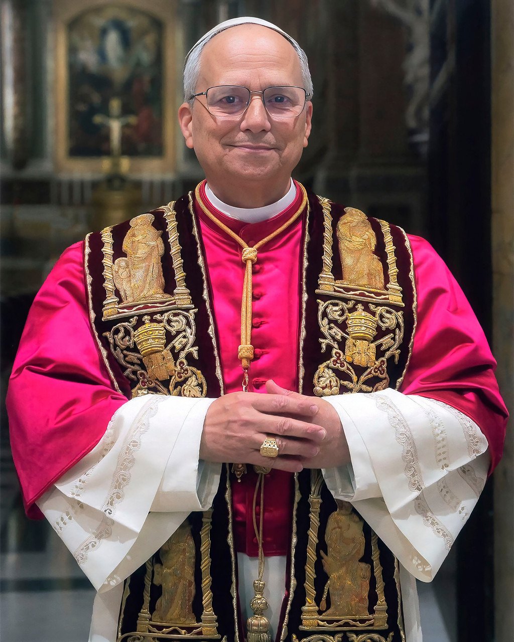 Pope Leo official portrait - Diocese of Springfield - Springfield, MA