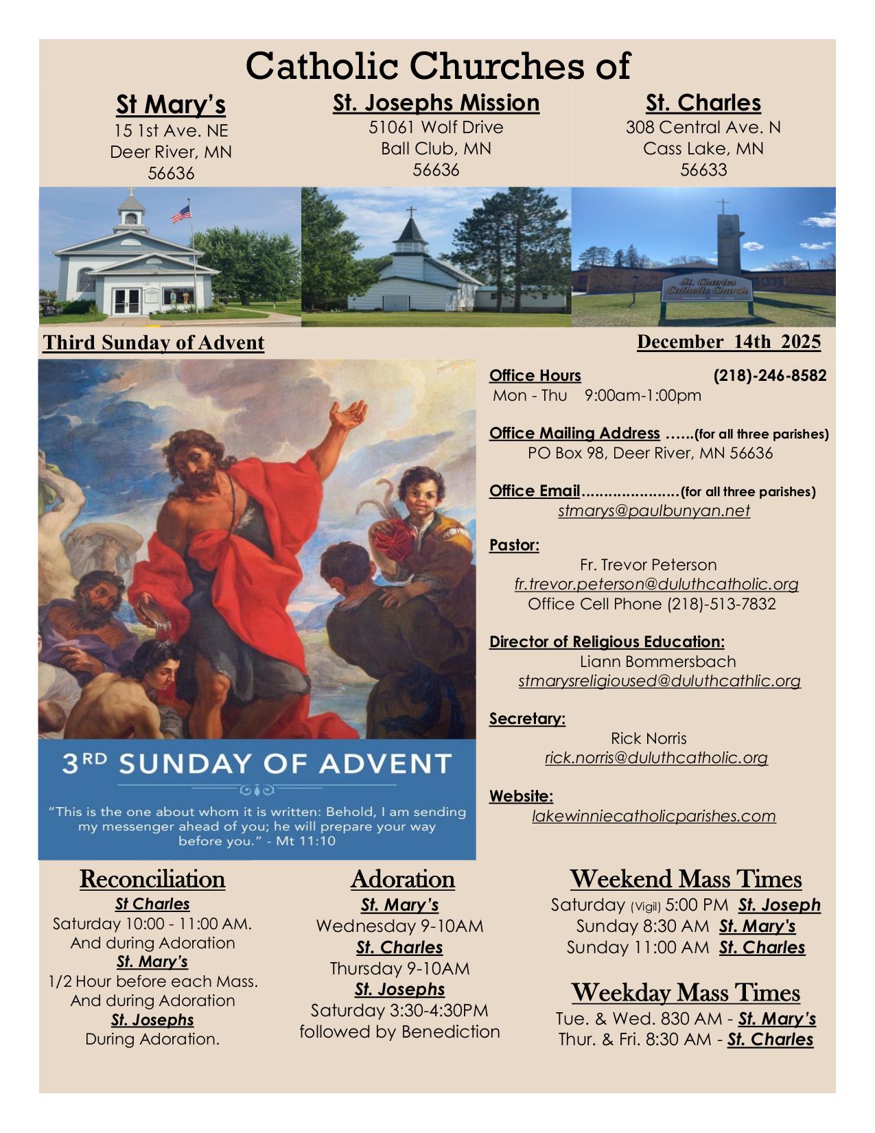 december 14, 2025 Bulletin