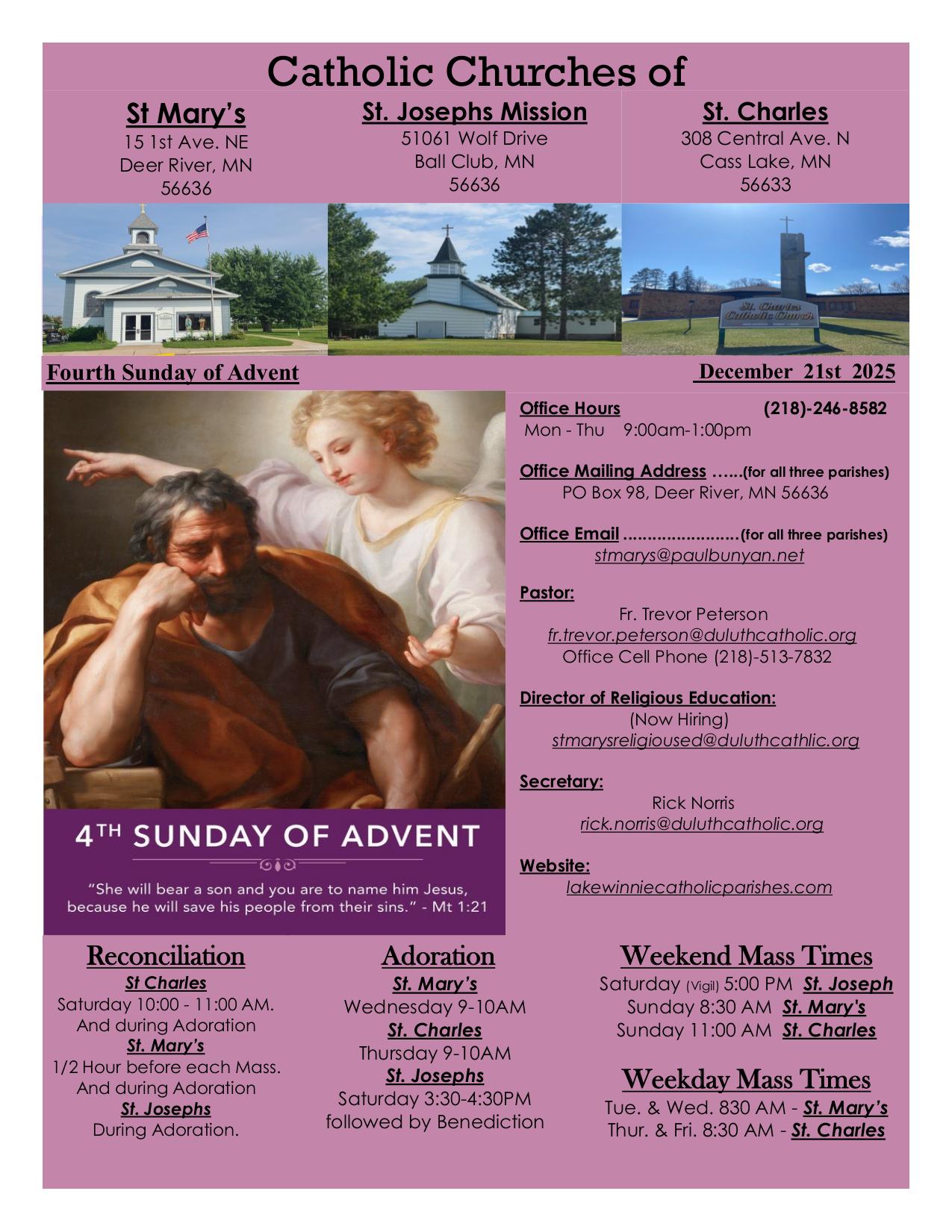 december 21, 2025 Bulletin