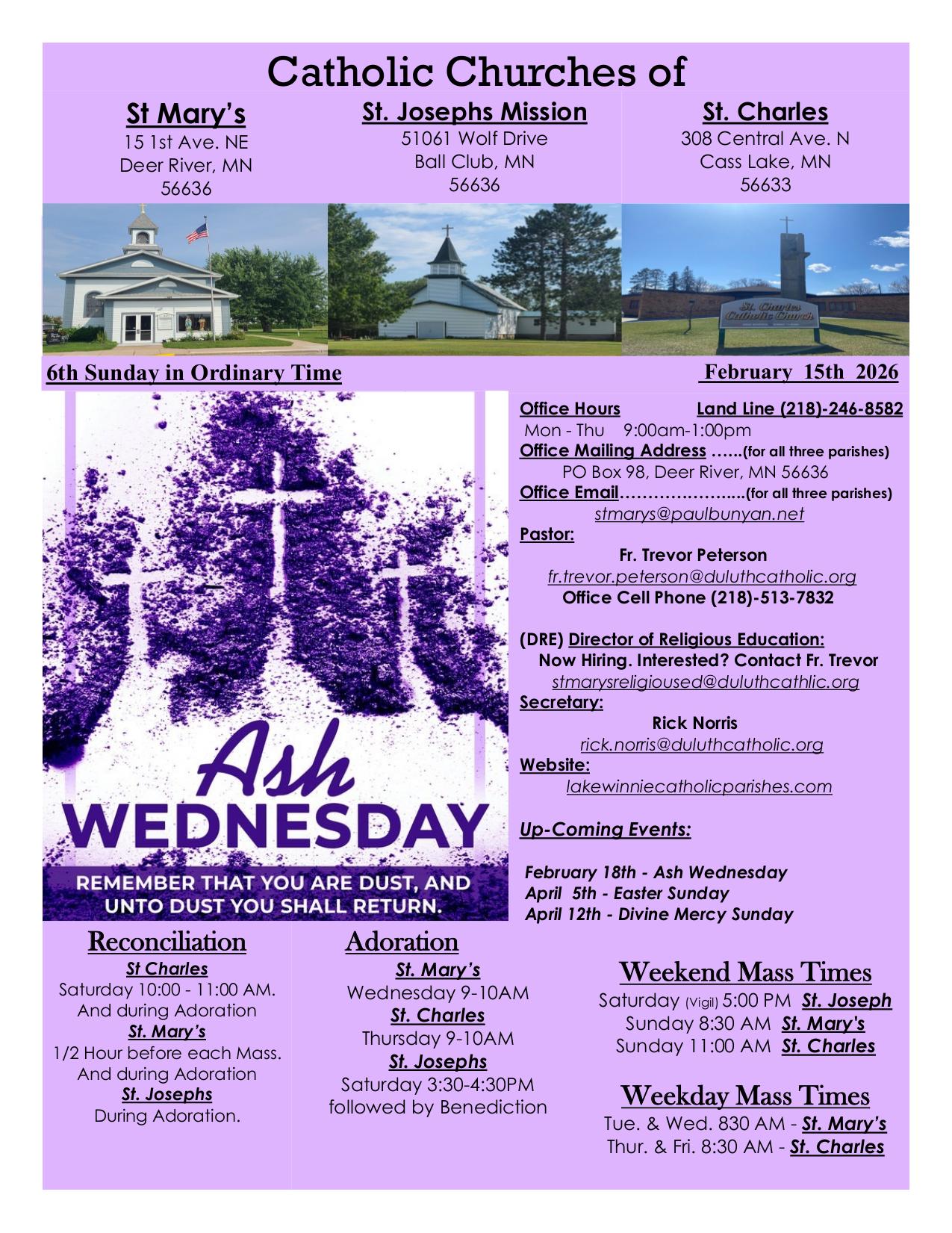 february 15, 2026 Bulletin