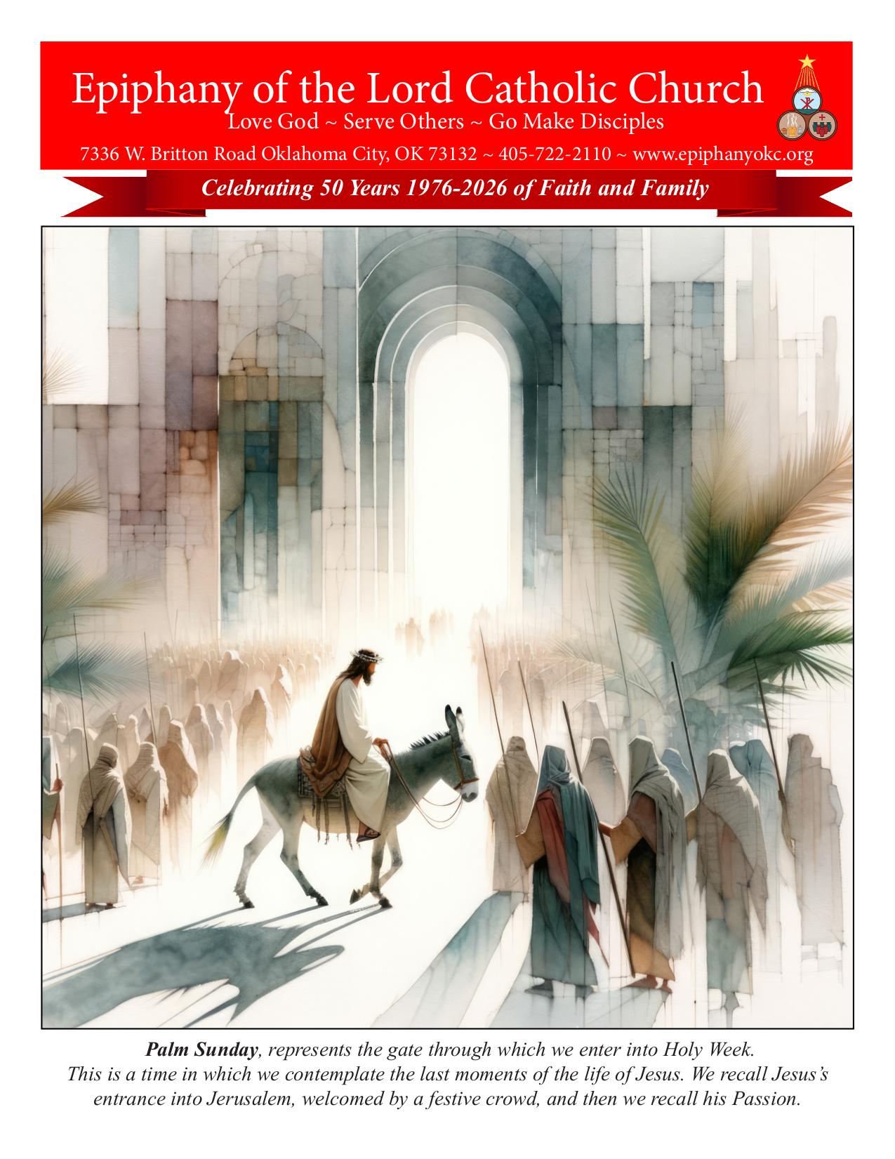 march 29, 2026 Bulletin