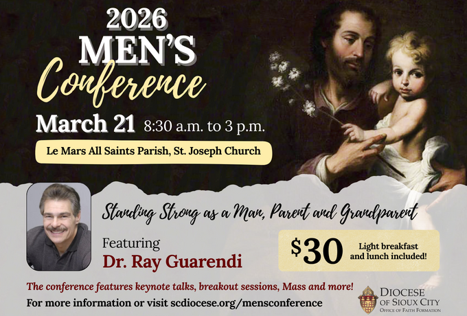 Diocesan 2026 Men's Conference - Save the date