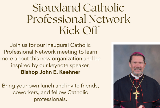 Siouxland Catholic Professional Network kickoff