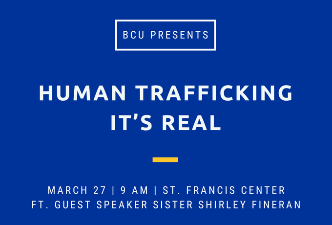 Be Aware - Human trafficking - it's real