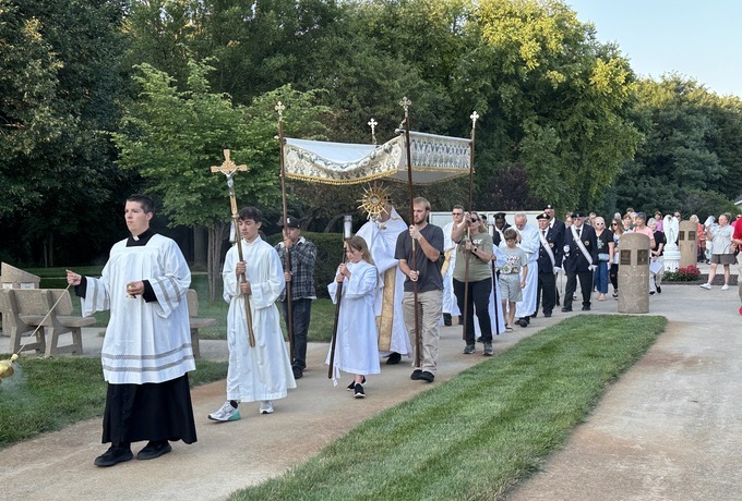 Diocesan faithful gather in communion with National Eucharistic Congress