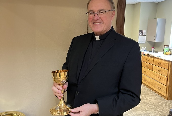 Chalice serves as legacy gift