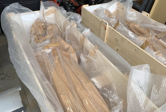 Sacred Heart Parish adds statues to sanctuary