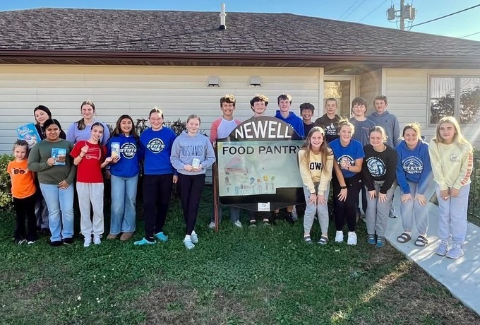 St. Sebastian students Trick or Treat for food pantries