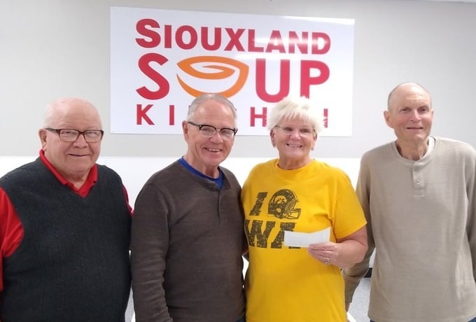 Storm Lake Knights support Siouxland Soup Kitchen