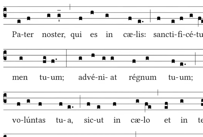Parishioners unify with Latin chants in Mass