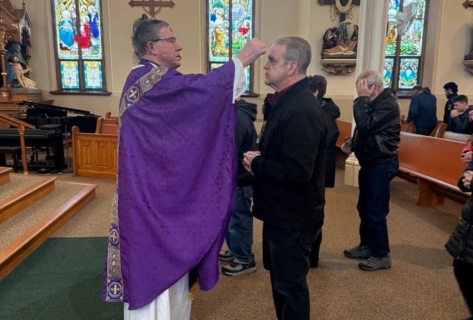 Weather dampens Ash Wednesday participation