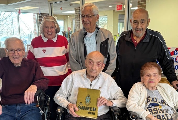 Classmates share memories and friendship