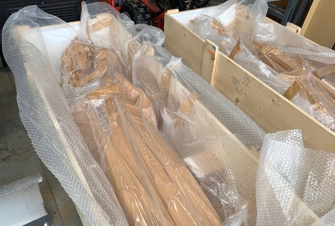 Sacred Heart Parish adds statues to sanctuary