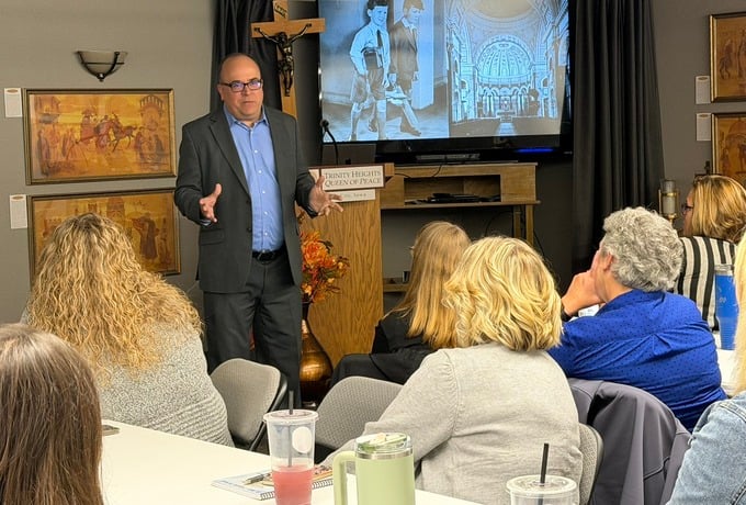 Theology Day draws religion teachers, chaplains for OSV presentation
