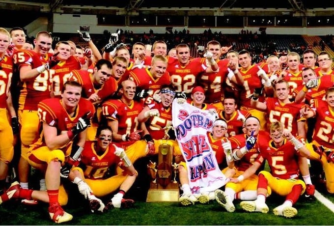 Two schools take title, one runner-up in state football