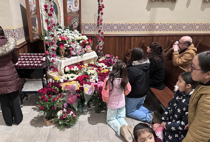 Diocesan parishes and school celebrate Our Lady of Guadalupe