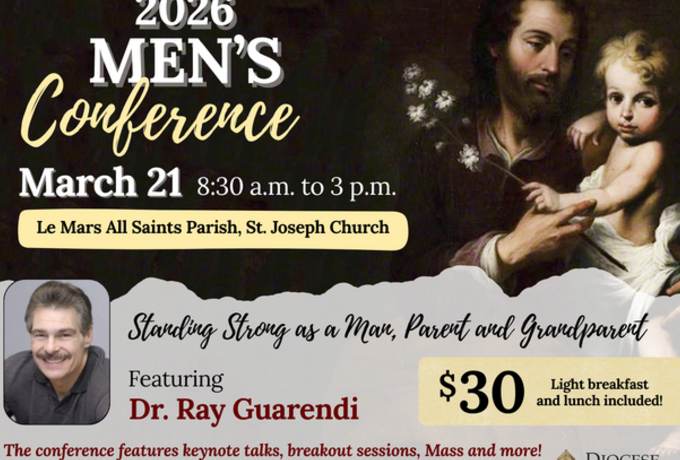 Diocesan 2026 Men's Conference - Save the date