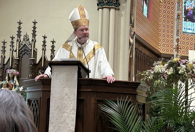 Bishop requests prays for Pope Leo as he walks in footsteps of St. Peter