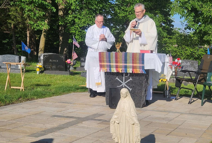 Memorial Day Mass at Boone Cemetery